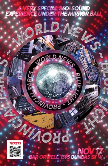 World News, Provincial Parcs & Blue Light - Bar Orwell